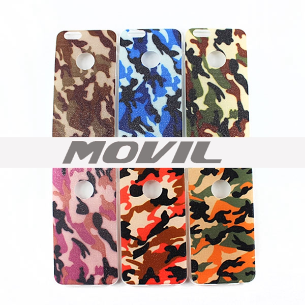 NP-2363 Color del camuflaje de TPU para iPhone 6-12